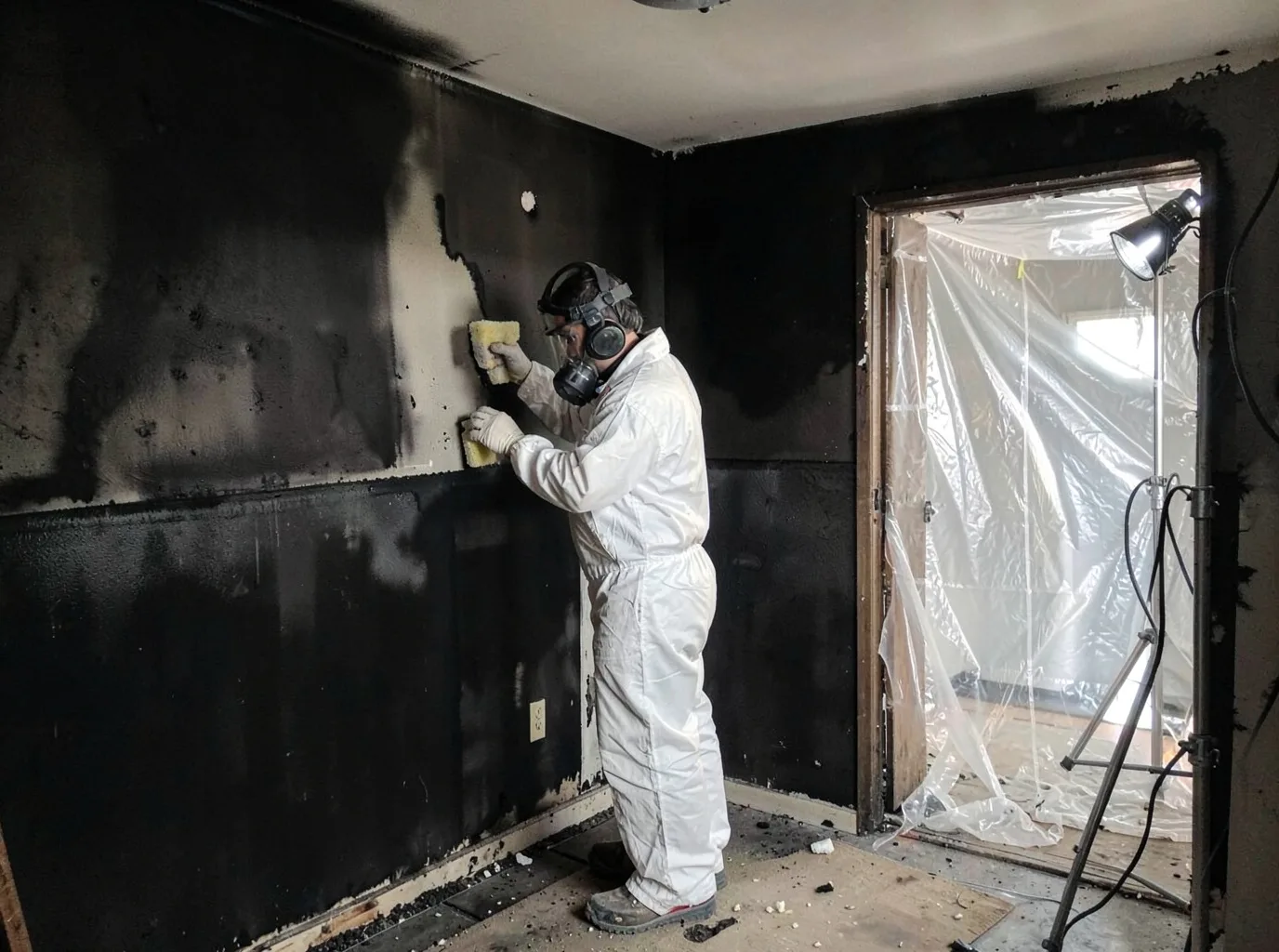 Fire Damage Restoration company in Morley, MI